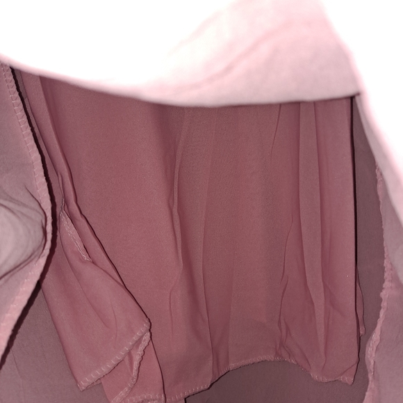 Pink sleeveless dress with bow in back racerback tank mini dress size medium - Picture 9 of 9